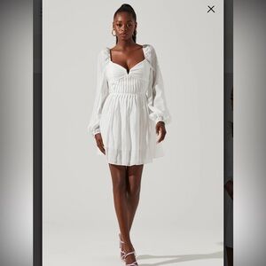 ASTR The Label - Carina Open Back Mini Dress - Size Medium